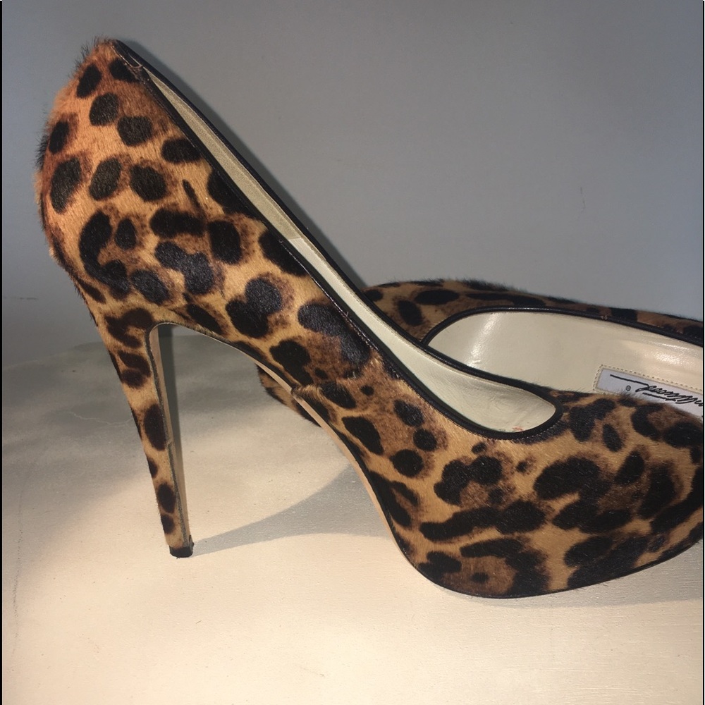 Brian Atwood Leopard Pony Maniac Heels